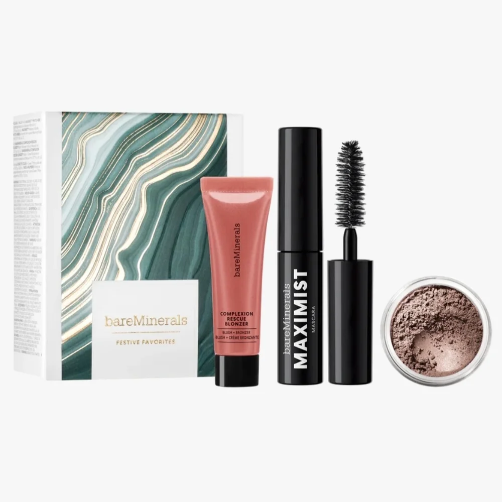 bareMinerals Festive Favorites Makeup Set - Pink and Black - Picture 1 of 5